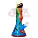 13 Inch Wood Decal Beaker Water Pipes